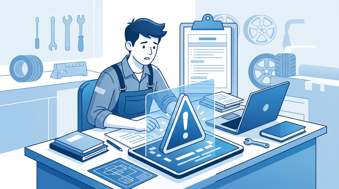 Technische Zeichnung eines Reifenquerschnitts, Werkzeuge, Prüfungsplanung, Mechaniker für Reifen- und Vulkanisationstechnik
